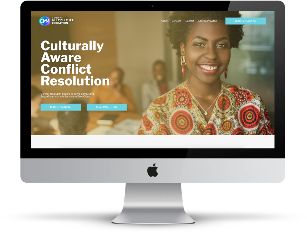 Center for Multicultural Mediation Minneapolis Website Redesign