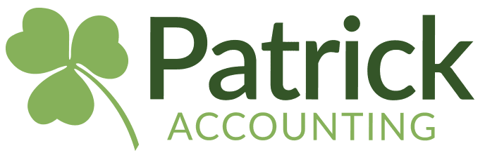 This image serves as the logo of Patrick Accounting company.